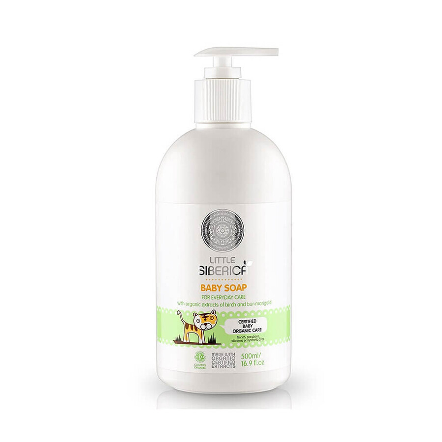 Natura Siberica Săpun organic pentru bebeluși Little Siberica, 500ml