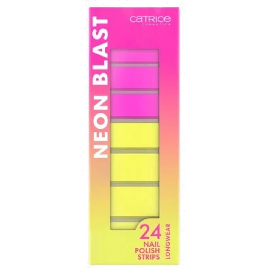 Catrice Neon Blast 010 Neon Explosion Nagellak in sticker, 24 stuks
