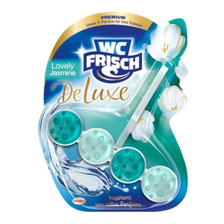 WC Frisch, DeLuxe Lovely Jasmine, Colgante para WC, 50g