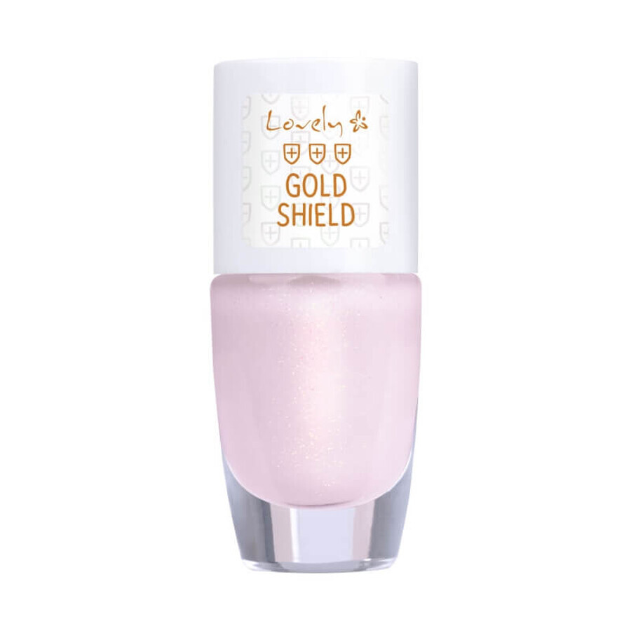 Lovely Gold Shield Nail Conditioner pour les ongles fragiles et dédoublés, 8ml