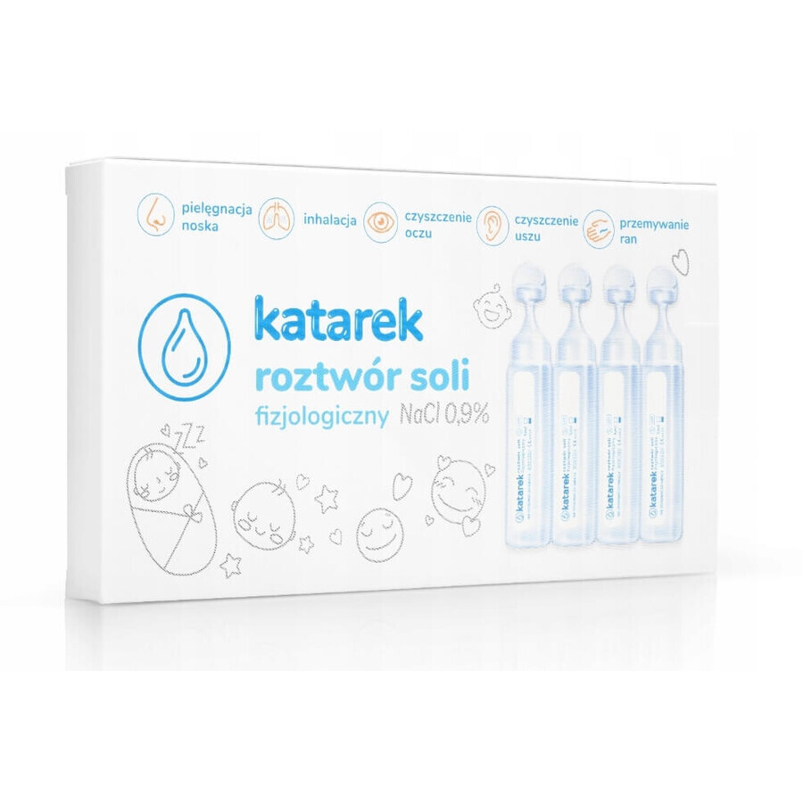Katarek, physiologic saline solution, 10 x 5 ml