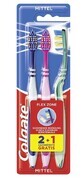 Colgate, Brosse &#224; dents, moyenne, 2+1 pi&#232;ces