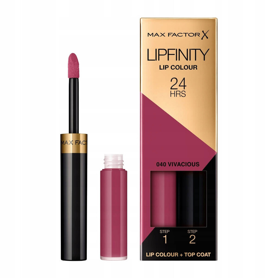 Cumpără Max Factor Lipfinity Dual-phase Liquid Lipstick 040 Vivacious Max Factor Lipfinity Dual-phase Liquid Lipstick 040 Vivacious