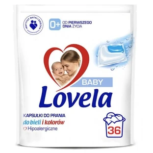Lovela Baby hypoallergene Farbwaschkapseln 36 Stück