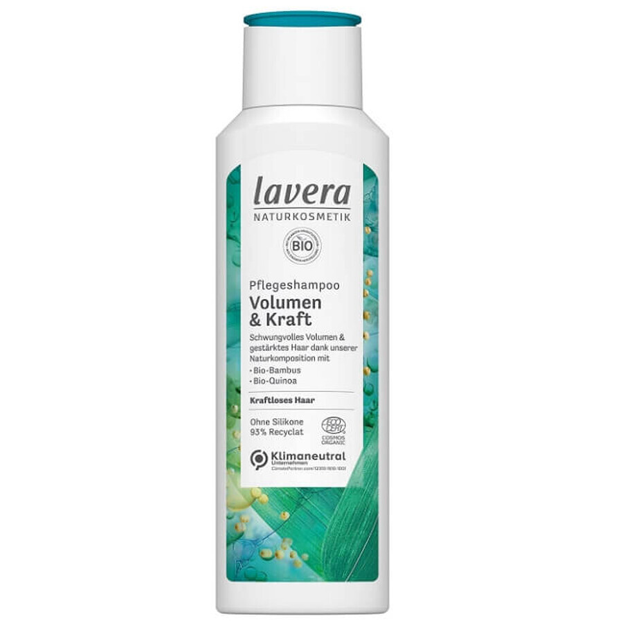 Lavera, Volume Strength, Shampooing, 250ml