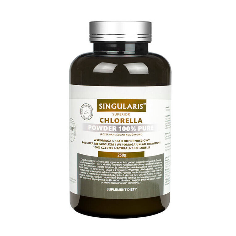 Singularis Superior Chlorella powder 100% pure 250g