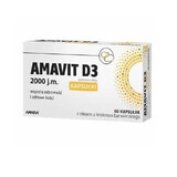 Amavit D3 2000 UI, 60 comprimidos