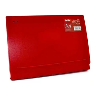 Folder with dividers A4, red