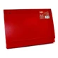 Folder with dividers A4, red