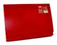 Folder with dividers A4, red