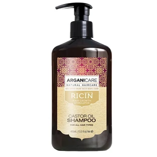 Shampooing pour la croissance des cheveux à l'huile de ricin Arganicare, 400ml