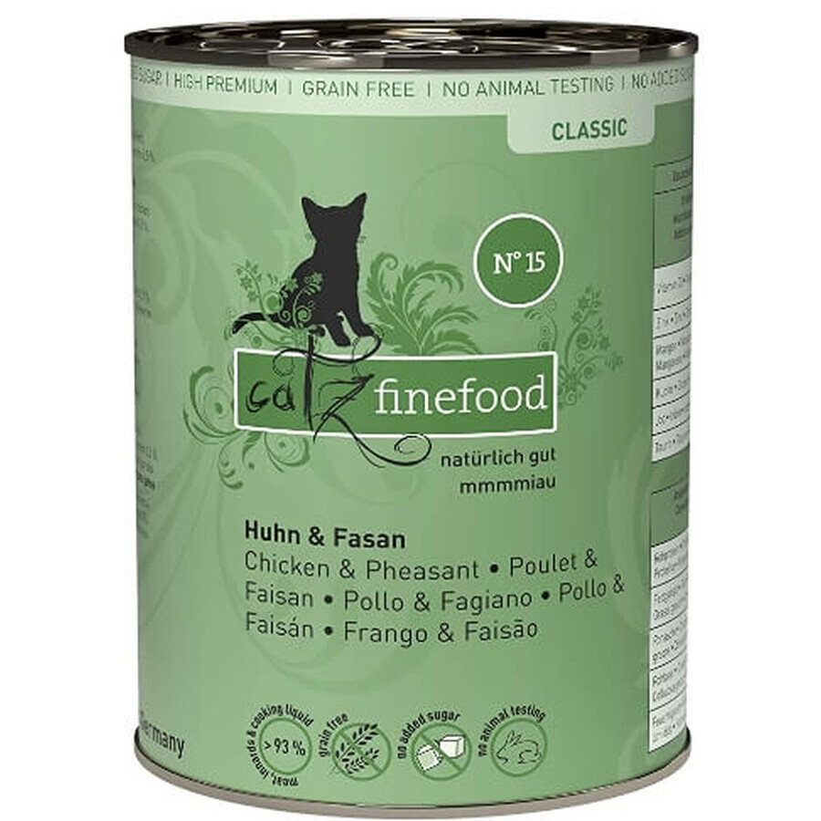 Catz, Finefood, cibo per gatti, pollo e baant, 400g