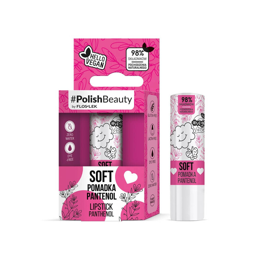 VFloslek ege ege Lip Care Soft Ruj Panthenol, 4.1g
