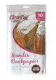 CleanPac, baking paper, okrgy, 10 pieces