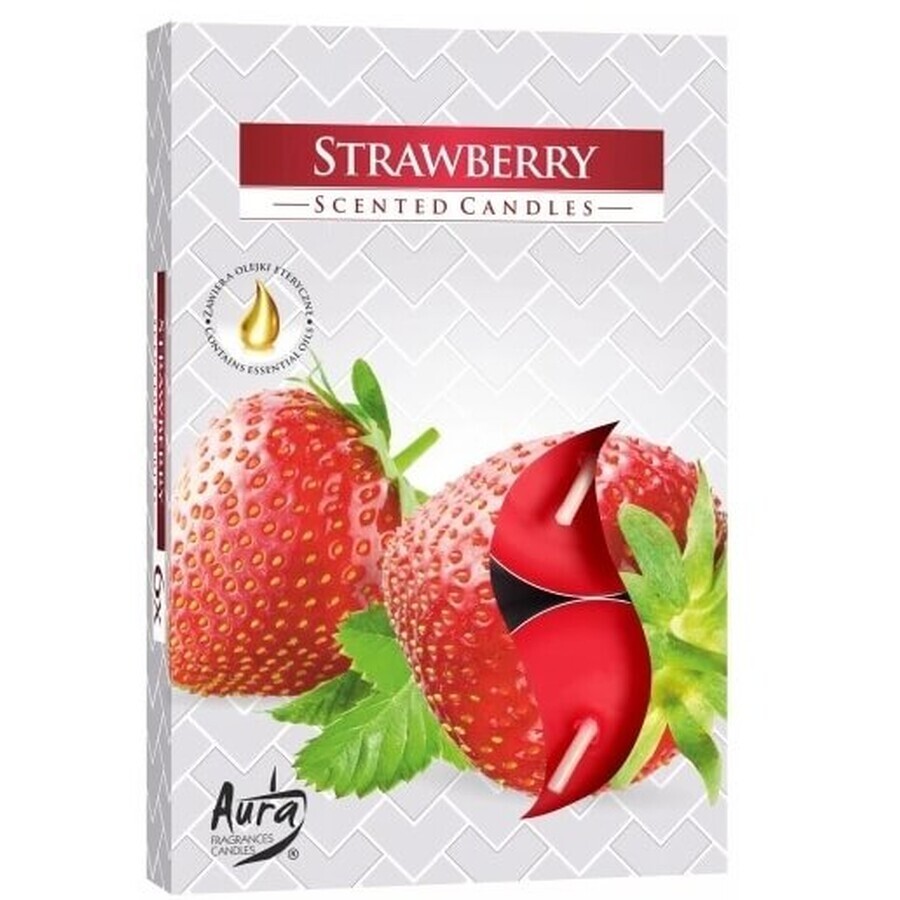 Aura, Réchauffeur de parfum, fraise, 6 pièces