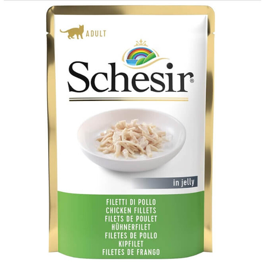 Schesir, Hrană pentru pisici, pui, 85g