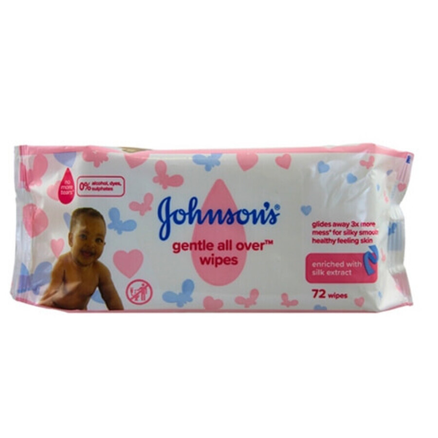 Buy Johnson's Baby Gentle All Over wet wipes, 72 pcs Johnson's Baby Gentle All Over wet wipes, 72 pcs