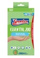 Spontex, Essential, Guantes, 200 piezas