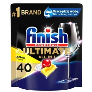 Finish Quantum Ultimate Geschirrspülkapseln All in 1 Zitronentabletten 40 Stück