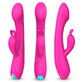 Anas vibrating lighted bunny rabbit vibrator with 9 vibration modes Red Rose