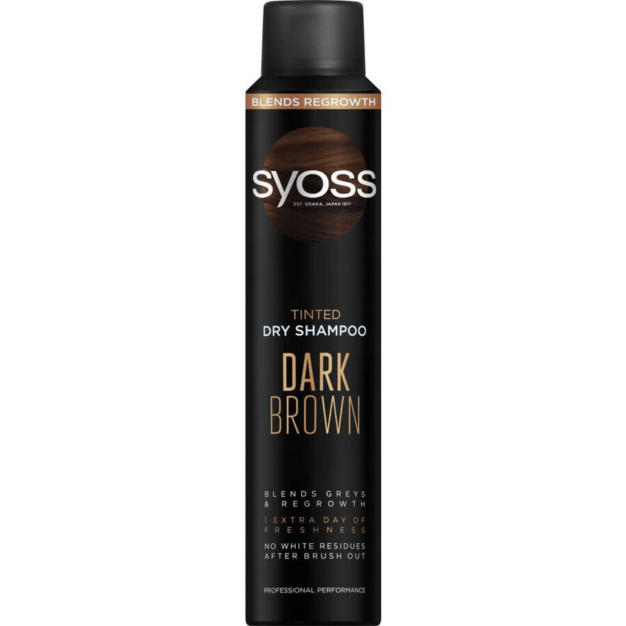Buy Syoss Tinted Dry Shampoo Dark Brown Dark wax dry shampoo for dark brown birch coloring and lightening, 200ml Syoss Tinted Dry Shampoo Dark Brown Dark wax dry shampoo for dark brown birch coloring and lightening, 200ml