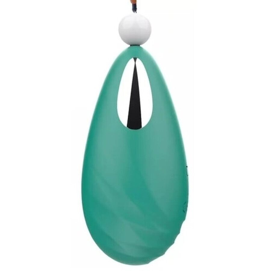 Collar vibrador discreto Beryl con 9 modos de vibración Verde
