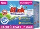 Inserto para inodoro Blink, azul, 2 piezas