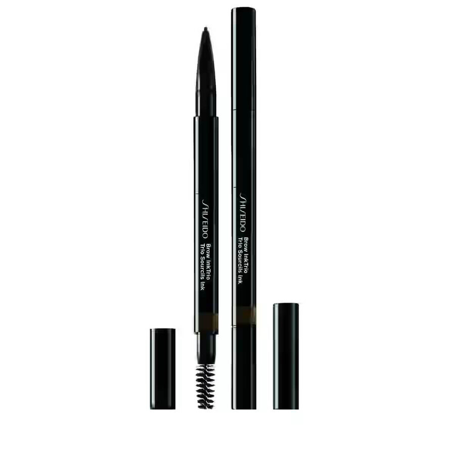 Shiseido Brow InkTrio Brow pencil and powder with applicator 04 Ebony