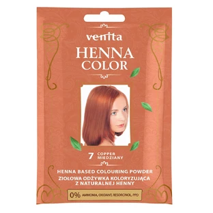 Venita Henna Colour Lotion colorante au henné aux plantes 7 Cuivre