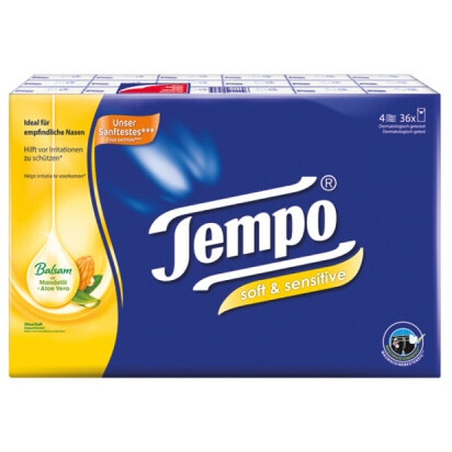 Boutique Tempo, serviettes, 36x9 pcs Tempo, serviettes, 36x9 pcs