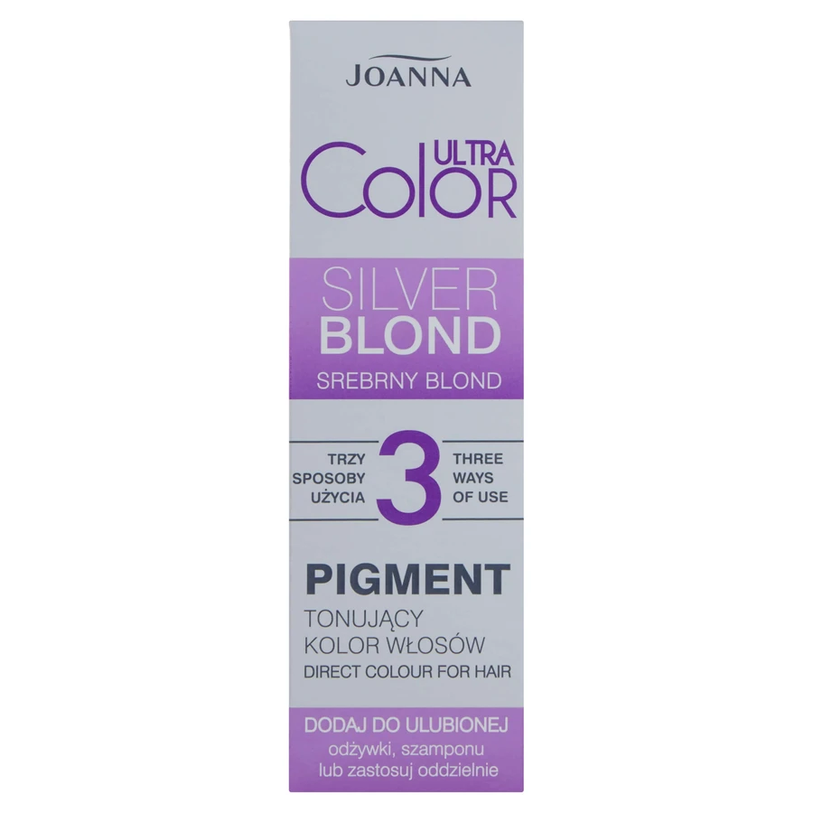 Joanna Ultra Colour Pigment Toning Wax Kleur Zilver Blond, 100ml