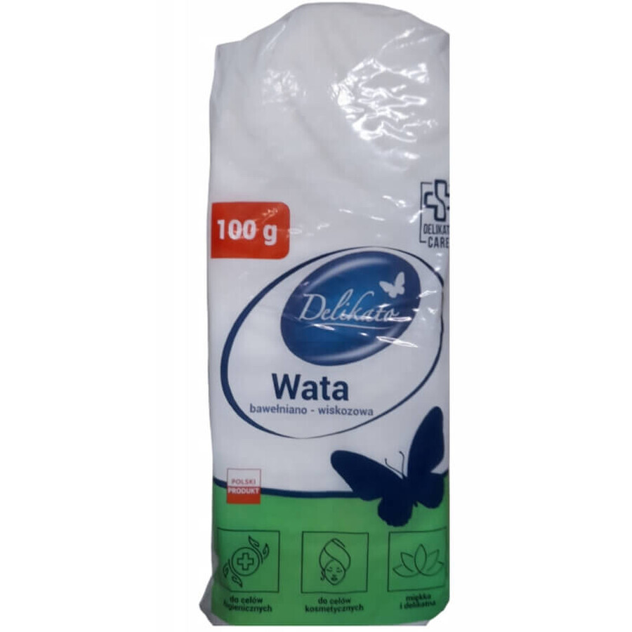 Delko, Baumwoll-Viskose-Watte, 100 g