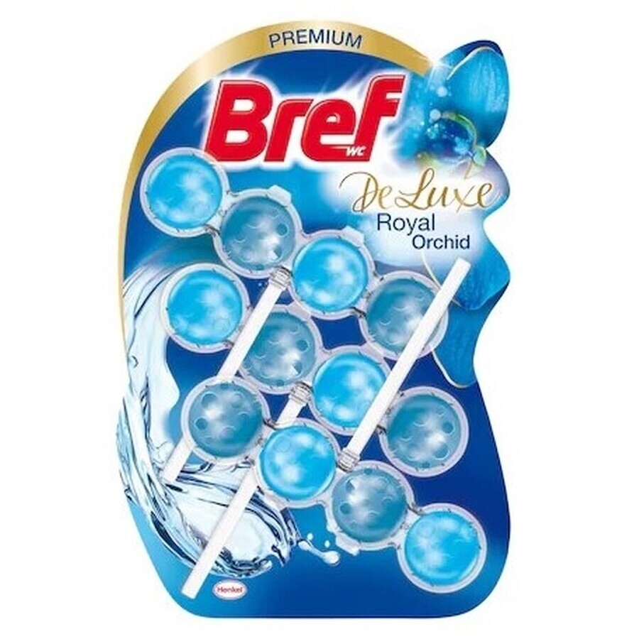 Bref De Luxe Royal Orchid Toilet Tissue, 3 x 50g
