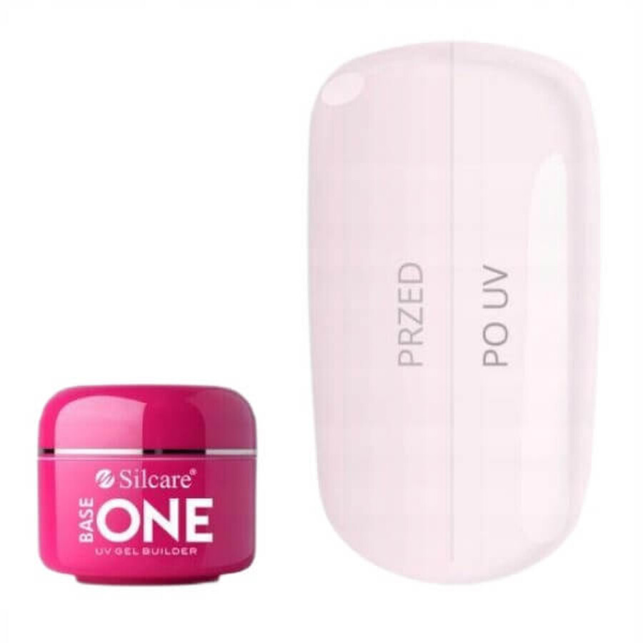 Renforçateur d'ongles Silcare Base One Pink, 50g