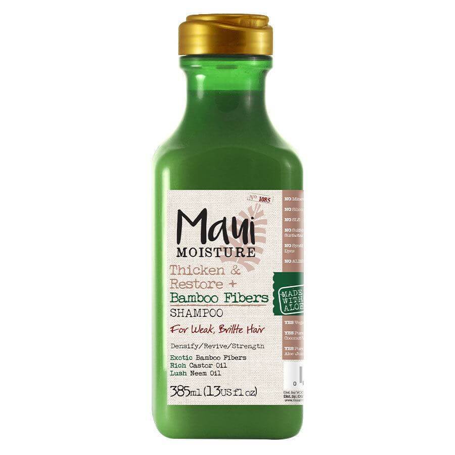 Buy Maui Moisture Thicken amp; Restore + Bamboo Shampoo for thinning hair, 385ml Maui Moisture Thicken amp; Restore + Bamboo Shampoo for thinning hair, 385ml