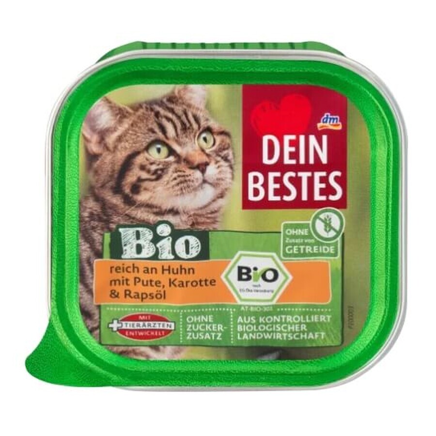 Buy Dein Bestes, Wet cat food, chicken and turkey, 100 g Dein Bestes, Wet cat food, chicken and turkey, 100 g