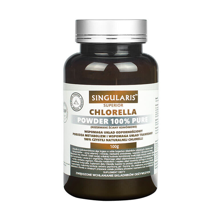 Singularis Superior Chlorella Pulver 100% rein 100g