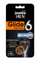 Joolea Men Glide Flex-Pro 6, Rasierer f&#252;r hellen Teint + Ersatzpatrone