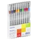 Dünner Bleistift, 10 Farben
