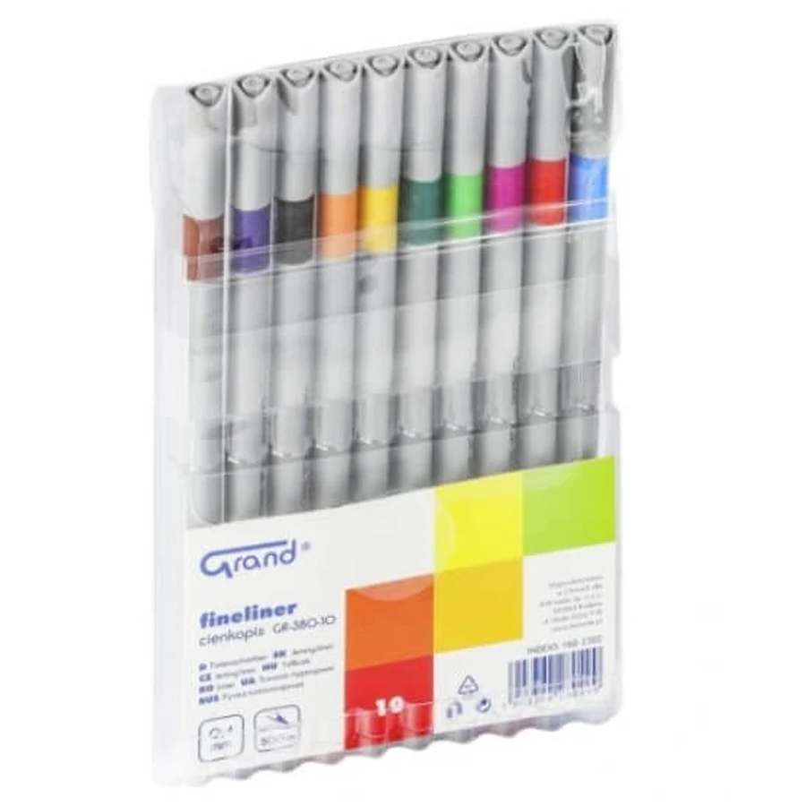 Dünner Bleistift, 10 Farben