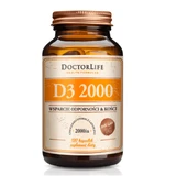 Doctor Life D3 2000 from lanolin in olive oil, 120 capsules