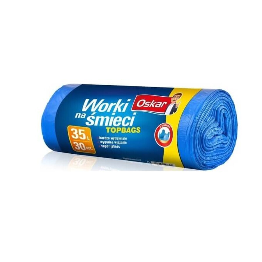 Cumpără Oskar, Top Bag 35L saci de gunoi, 30 bucăți Oskar, Top Bag 35L saci de gunoi, 30 bucăți