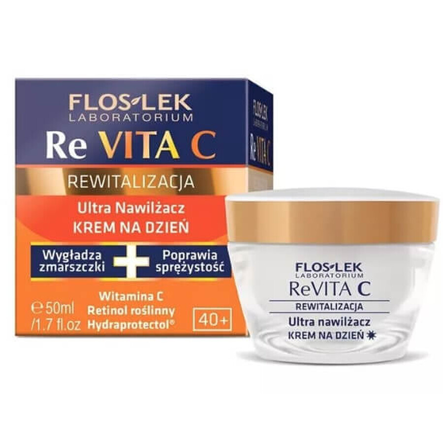 Flos-Lek Re Vita C Crema de Día Ultrahidratante 45+ 50 ml
