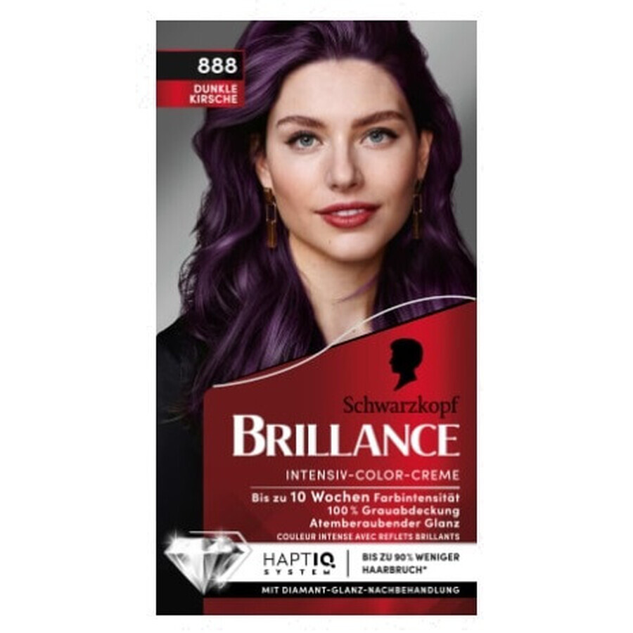 Schwarzkopf, Brilliance. Color Cream, Dunkle Kirsche 888, 1 pc