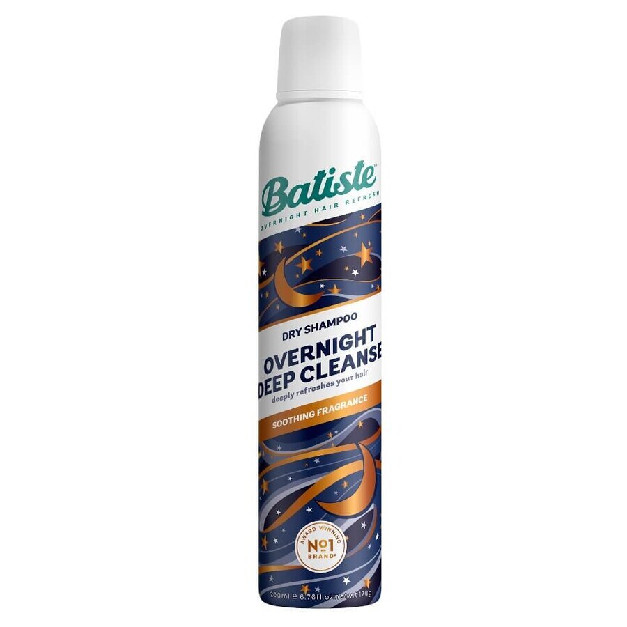 Buy Batiste Overnight Deep Cleanse Dry Shampoo for permeable hair, 200ml Batiste Overnight Deep Cleanse Dry Shampoo for permeable hair, 200ml