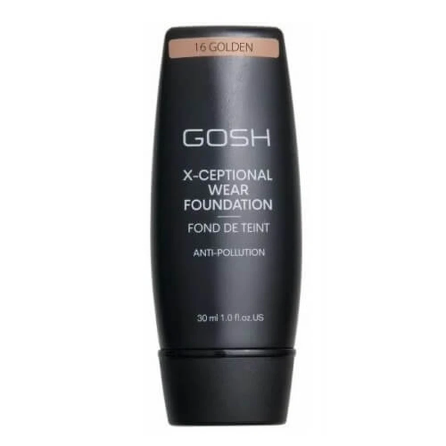 Gosh X-Ceptional Wear Fond de teint longue durée 16 Golden, 30ml