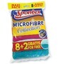 Spontex, perie de fricțiune din microfibră, 8 + 2 bucăți