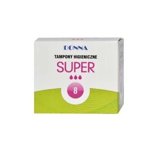 Almohadillas higiénicas, Donna New, Super, 8 unidades - ¡Más tiempo!