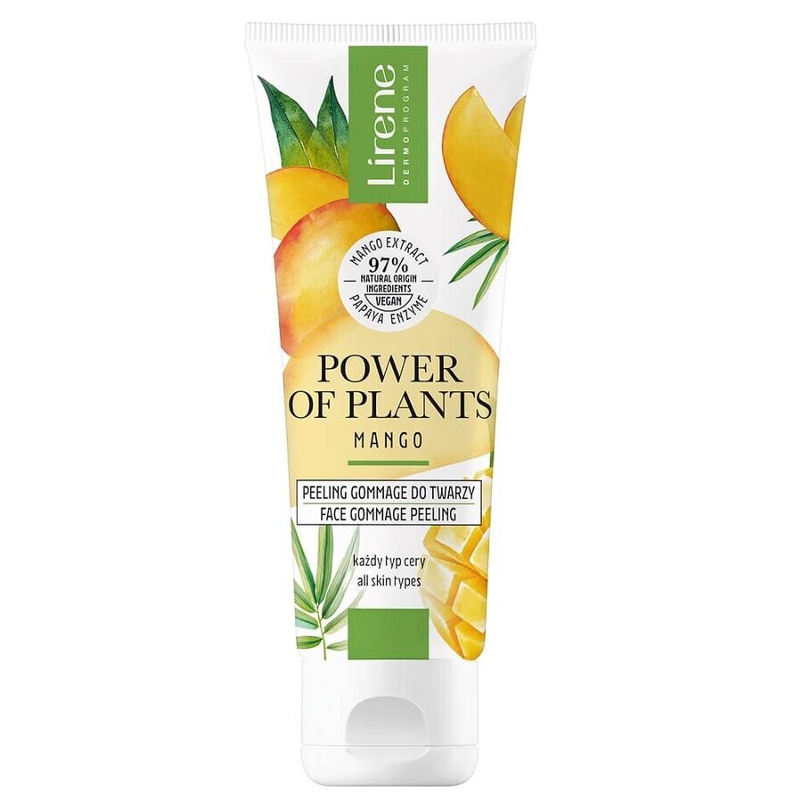 Lirene Power of Plants Scrub viso peeling al mango, 75ml