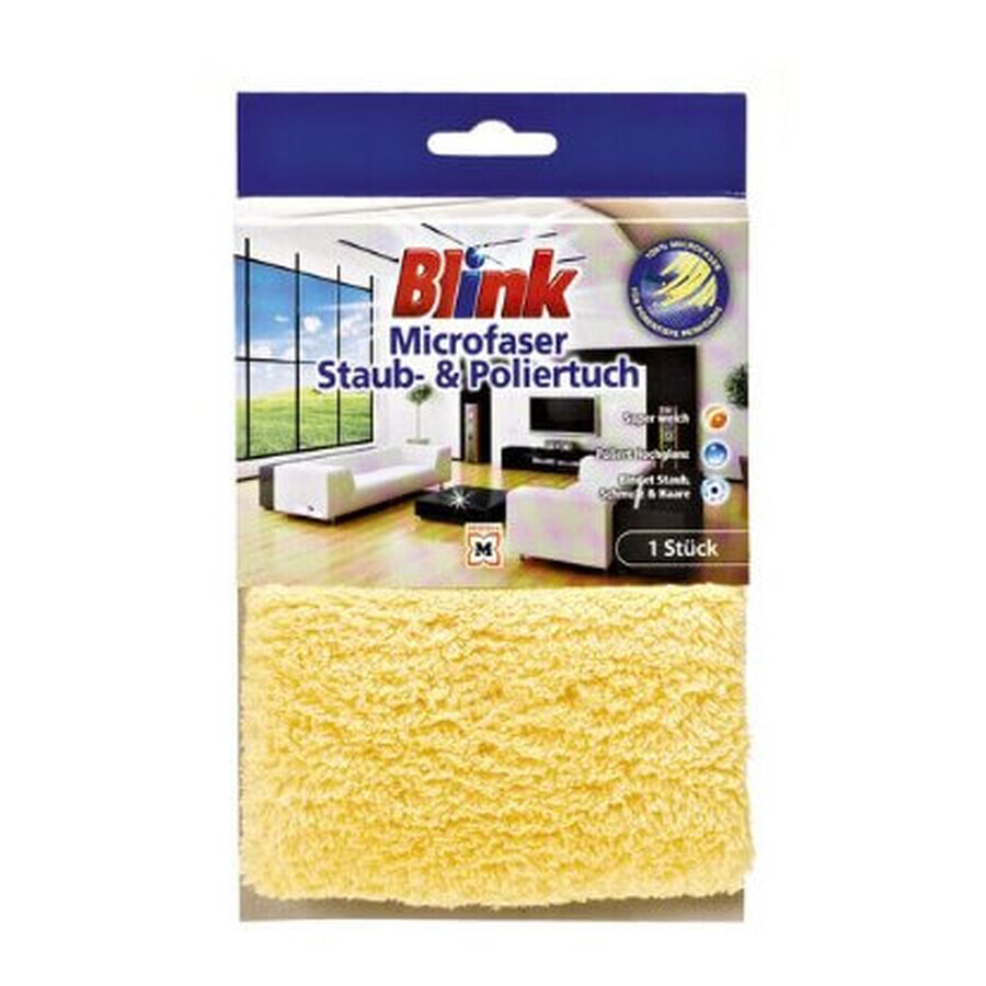 Shop Blink, Mikrofasertuch zum Abstauben und Polieren, 30x23 cm, 1 Stk. Blink, Mikrofasertuch zum Abstauben und Polieren, 30x23 cm, 1 Stk.